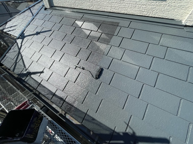  調布市　屋根 付帯部塗装　シーリング工事