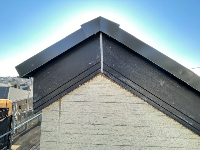  調布市　屋根 付帯部塗装　シーリング工事