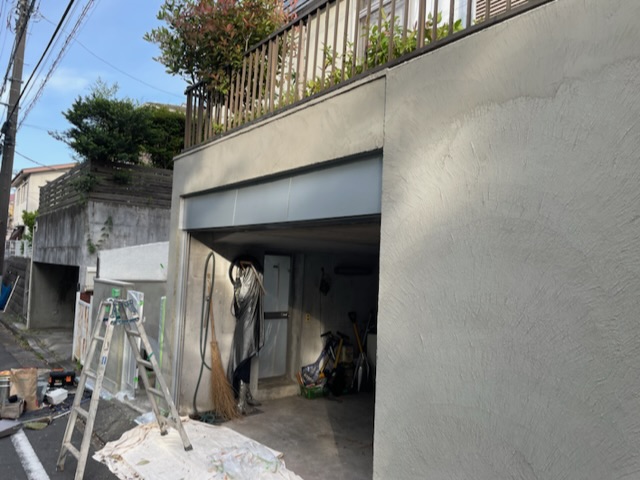 横浜市緑区十日市場　外構塗装工事