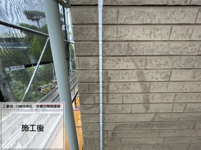 川崎市幸区　外壁付帯部塗装