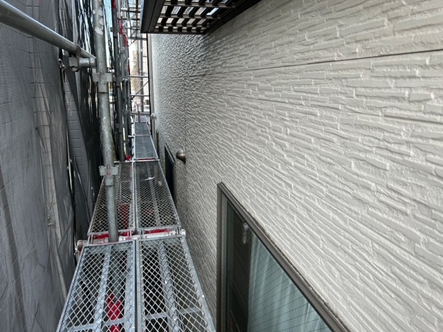 川崎市中原区　屋根外壁塗装工事　洗浄